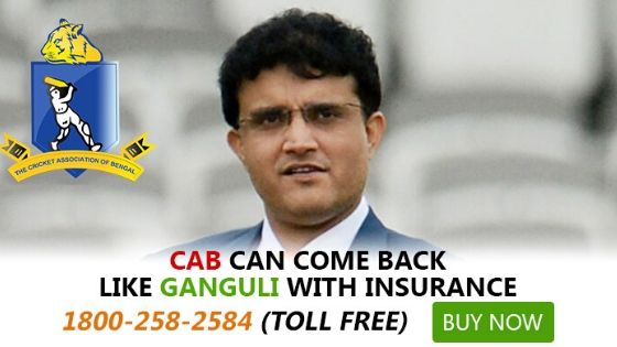 Sourav’s defiance couldn’t save CAB’s loss, but Insurance could